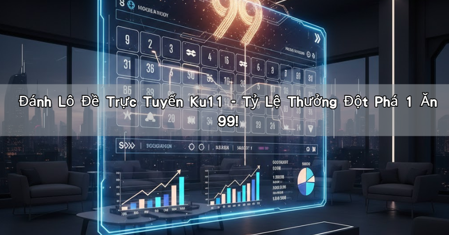 Read more about the article Đánh Lô Đề Trực Tuyến Ku11 – Tỷ Lệ Thưởng Đột Phá 1 Ăn 99!